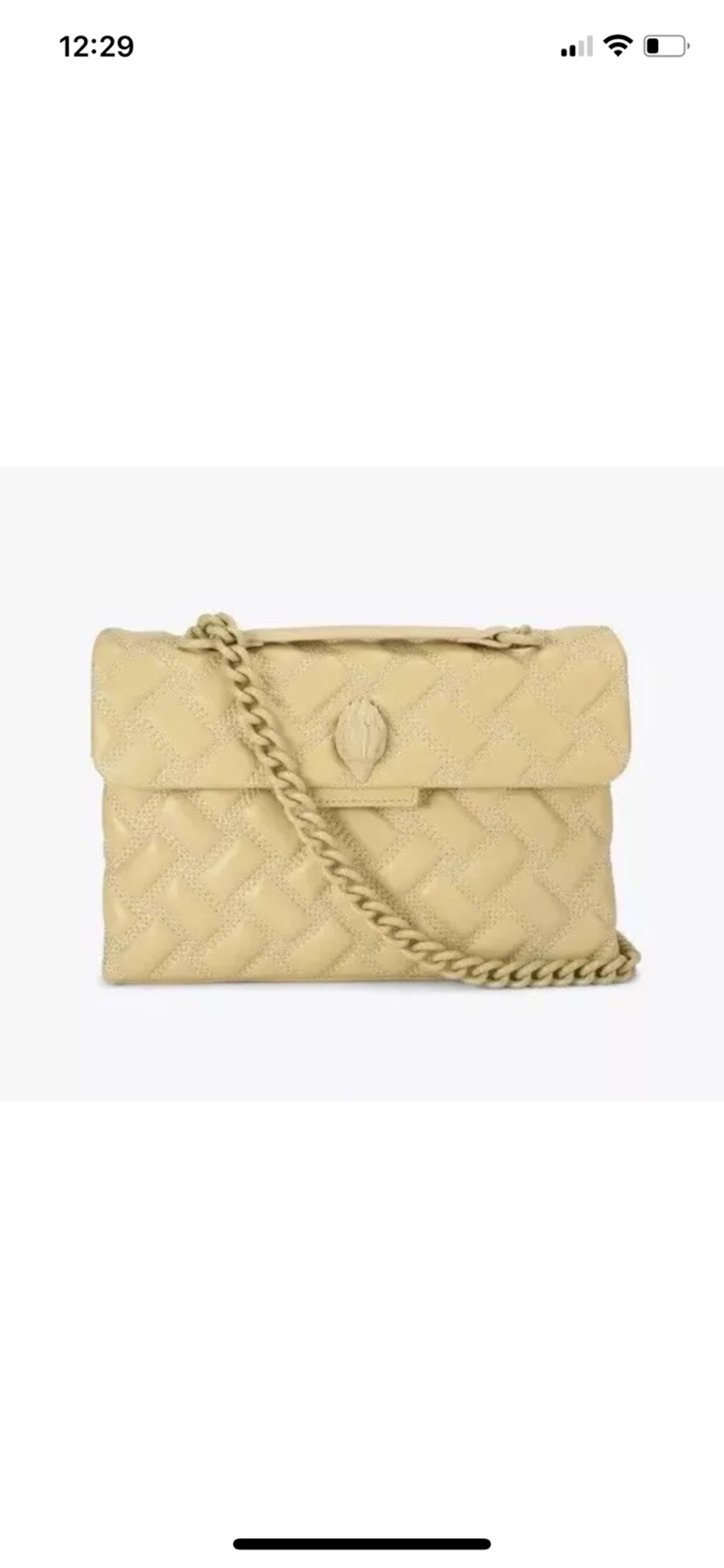 Kurt Geiger London Kensington Drench Lamb Skin Shoulder Bag or Cross Body New