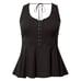 TORRID Babydoll Washable Challis Corset Sleeveless Top NWT
