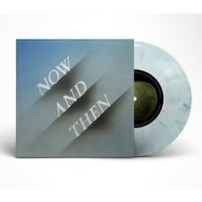 THE BEATLES - NOW AND THEN Blue White Marble 7'' Vinyl Exclusive Limited Edition