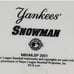 2001 DANBURY MINT NEW YORK YANKEES CHRISTMAS SNOWMAN PITCHER - 1St Generation