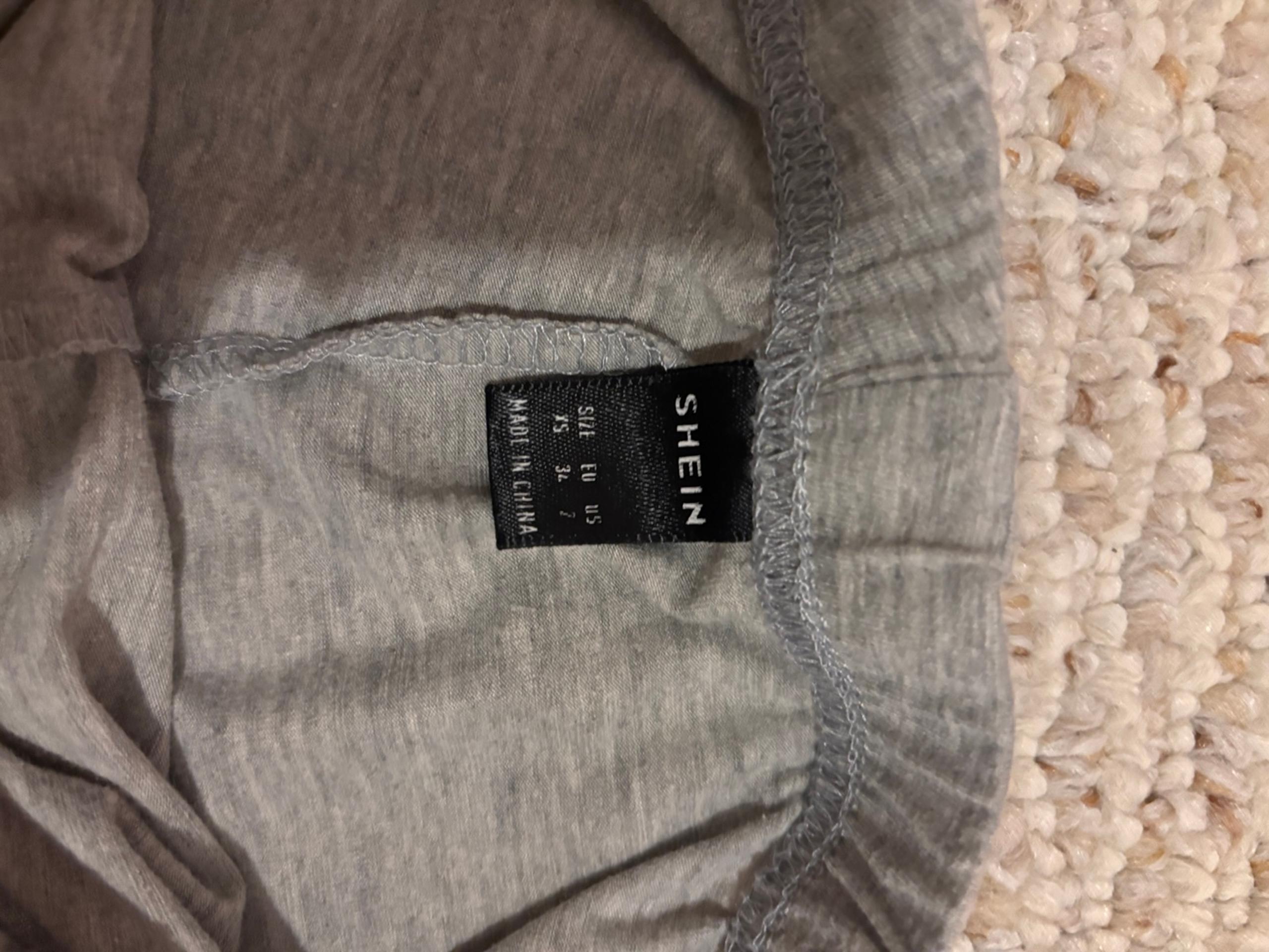 Shein grey biker shorts
