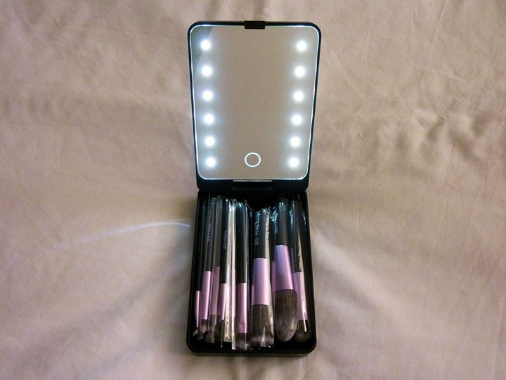 BS-MALL Travel Makeup Brush Set Foundation Powder Concealers Eye Shadows Makeup