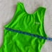 NWT Ganni Women's Green Open Back One Piece Swimsuit Size 32 / 0 US / XS