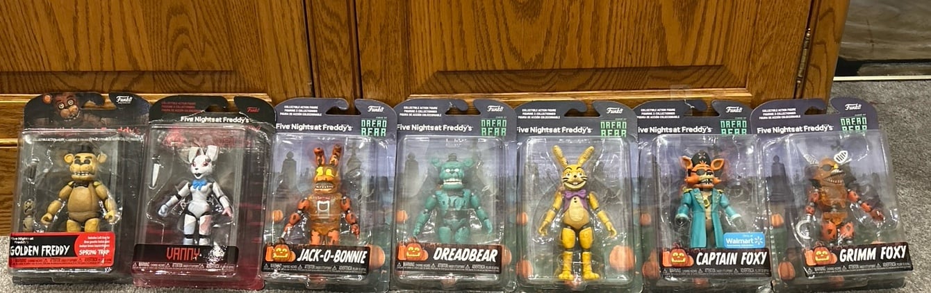 Five nights at Freddy’s funko collectible action figures