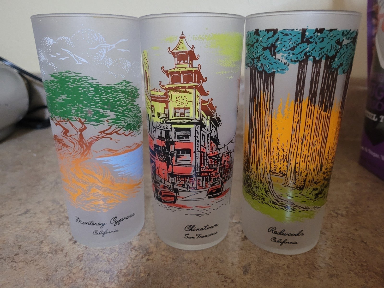 6 Vintage 1950s Libbey Highball Glasses