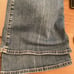 MADEWELL SIZE 33T TALL CALI DEMI-BOOT JEANS TIERNEY WASH ECO EDITION