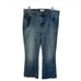 MADEWELL SIZE 33T TALL CALI DEMI-BOOT JEANS TIERNEY WASH ECO EDITION