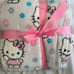 Hello Kitty Blanket Easter Spring FULL/QUEEN Daisy Floral Flower Throw
