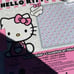 Hello Kitty Blanket Easter Spring FULL/QUEEN Daisy Floral Flower Throw