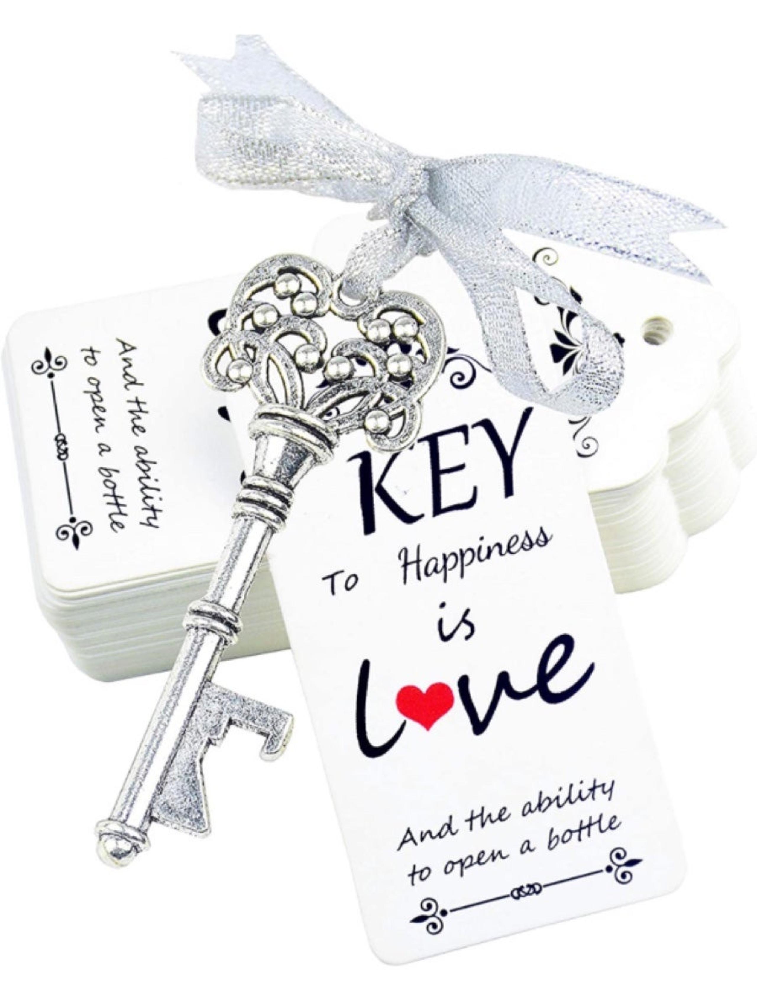 52pcs Bridal Shower Gift Key Bottle Opener Wedding Favors