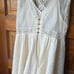 Free people ecru Victoria style Dress size 8 NWT