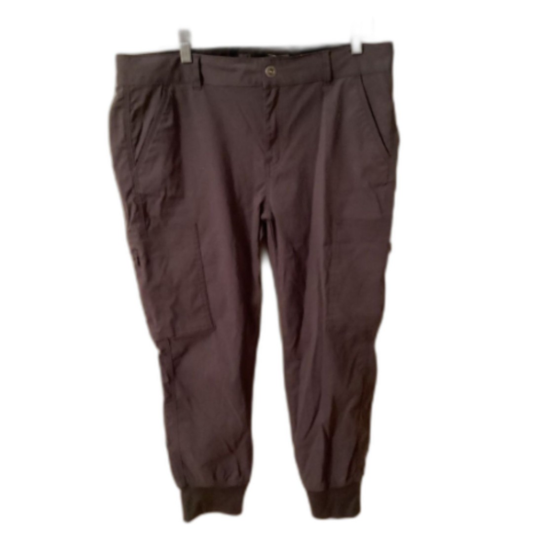 prAna SIZE 14. HALLE II JOGGER DARK GRAY UPF 50+ HIKING CAMPING OUTDOORS
