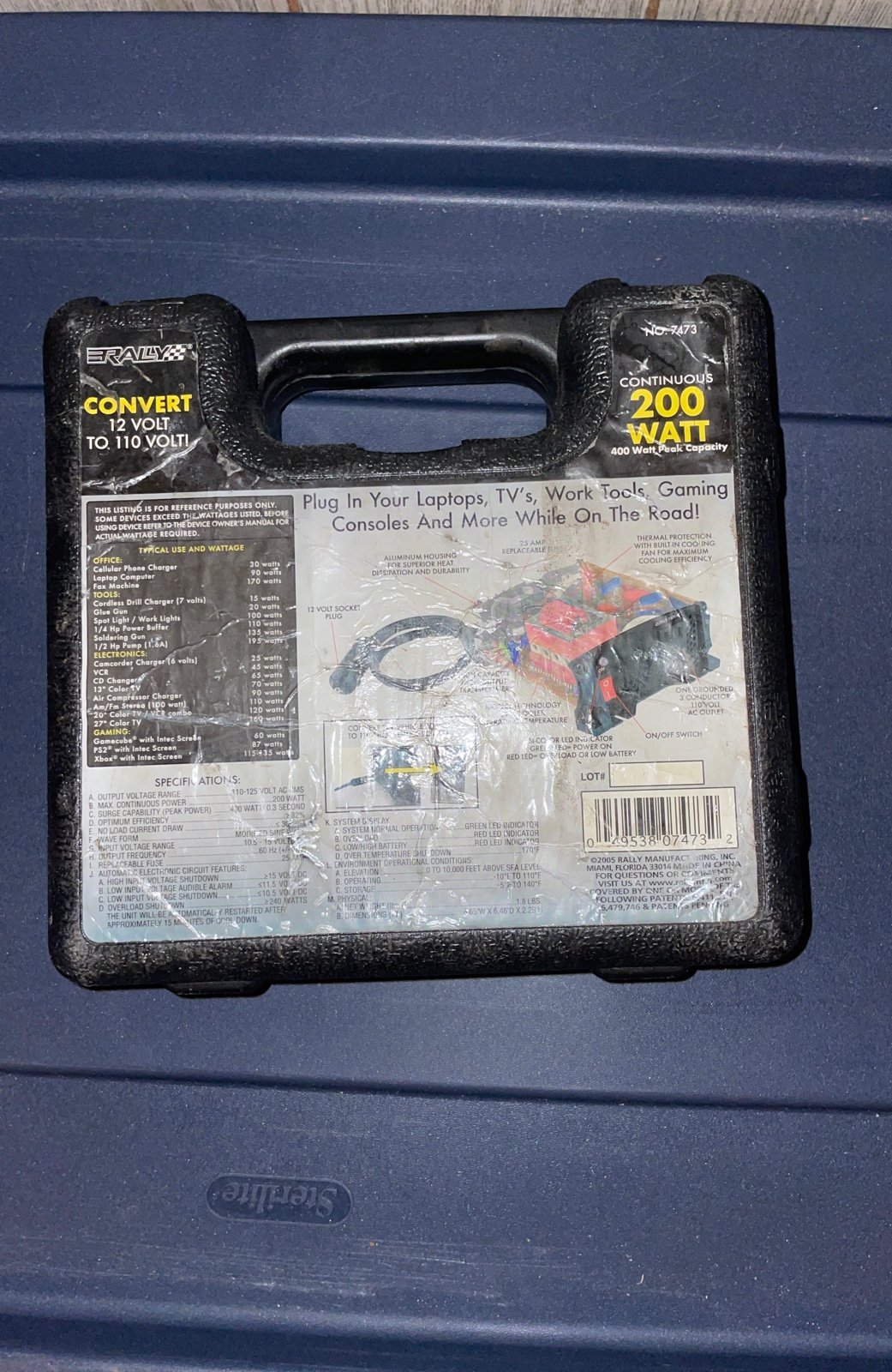Power converter for a car