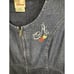 Vintage Disney Store Denim ABC Jumper Dress Tinkerbell Medium M Embroidered