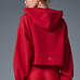 Alo Yoga Bae Hoodie- Bold Red