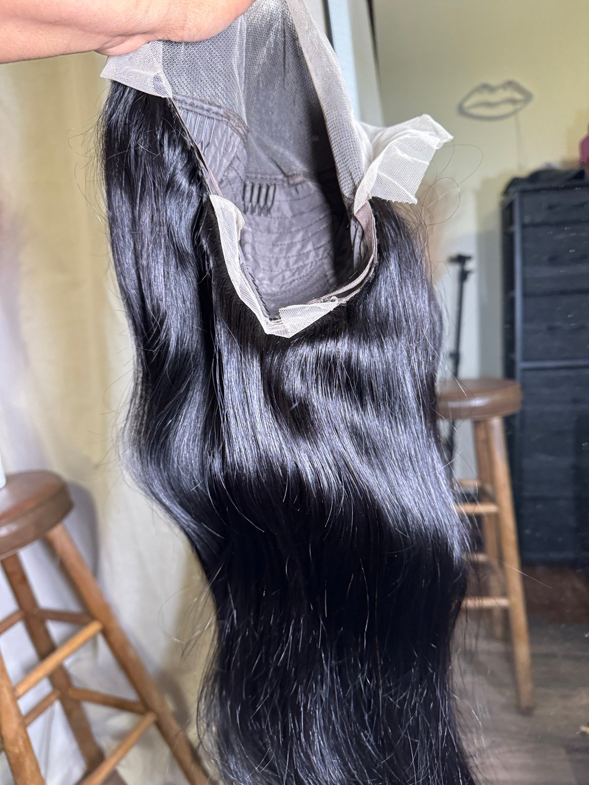 LACE FRONTAL HUMAN HAIR WIG 26 INCH