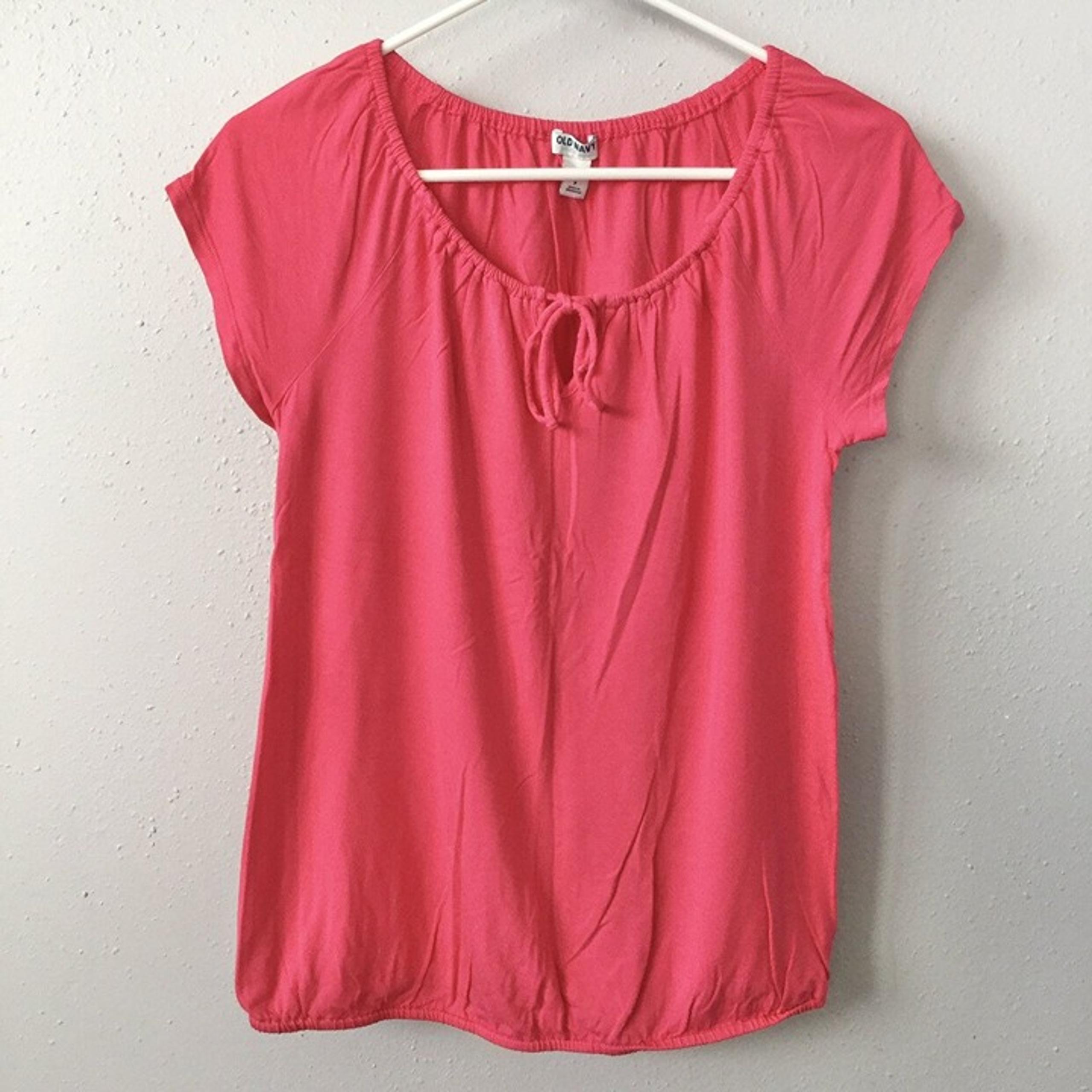 Old Navy Pink Peasant Top