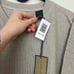 90s beige ribbed thin knit sweater shirt