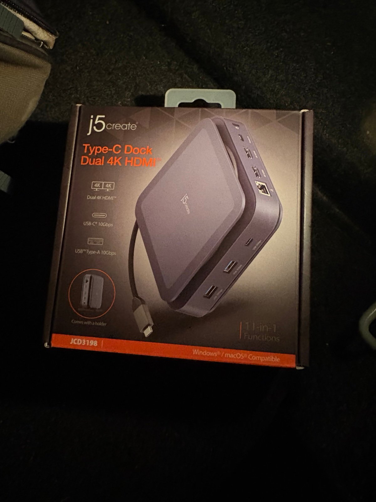 OEM Portable J5-create Type-C dock Dual 4k HDMI Windows