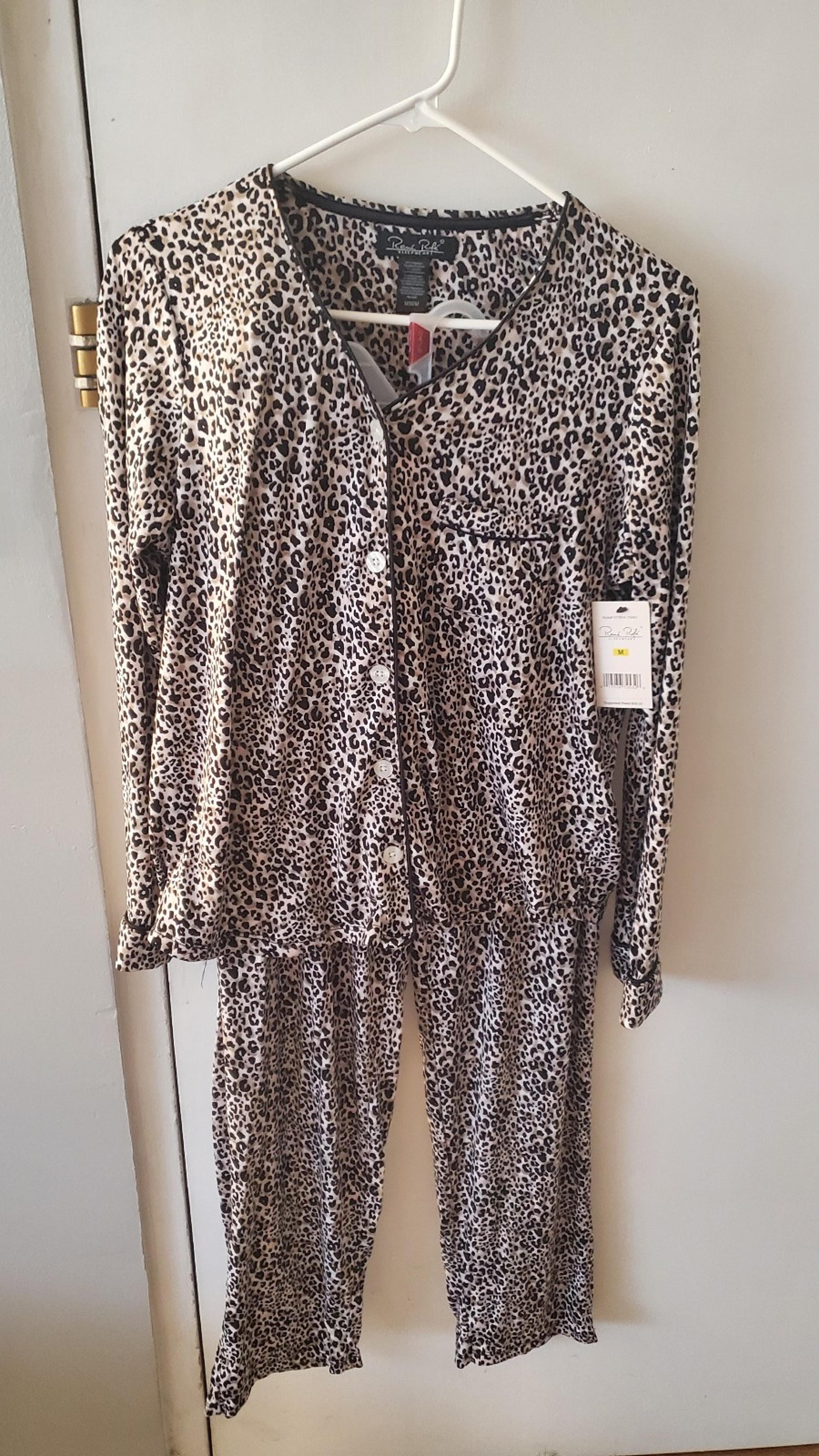 NWT Leopard Pajama Set s. M