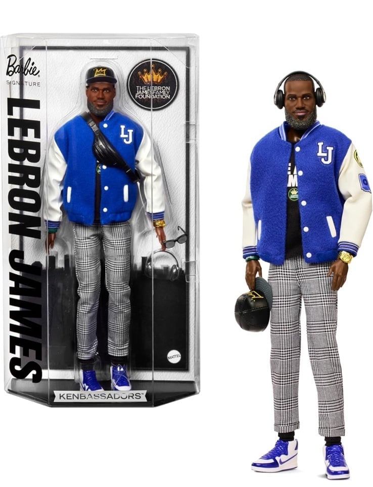 Mattel Barbie Signature Lebron James Kenbassadors Ken Doll HRM33 2025