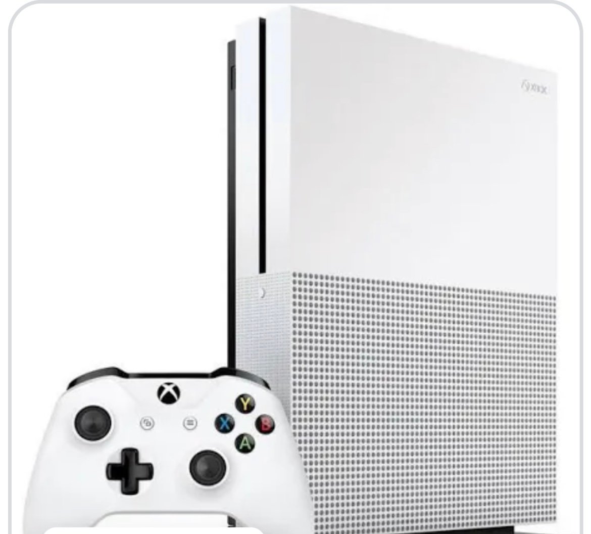 Microsoft Xbox One 1 TB White Console Black/White