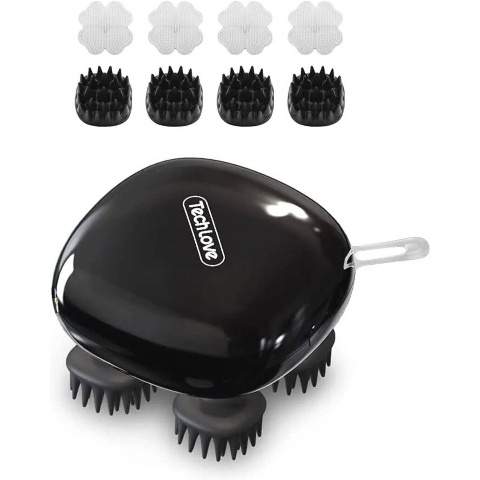 Tech Love TL118A Wireless Waterproof 13-Gears & 4-Rollers Relief Scalp Massager
