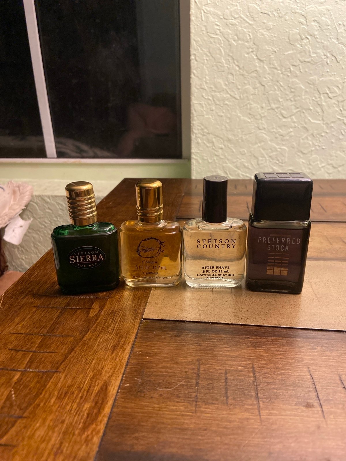 Vintage Stetson Cologne Bundle of 4