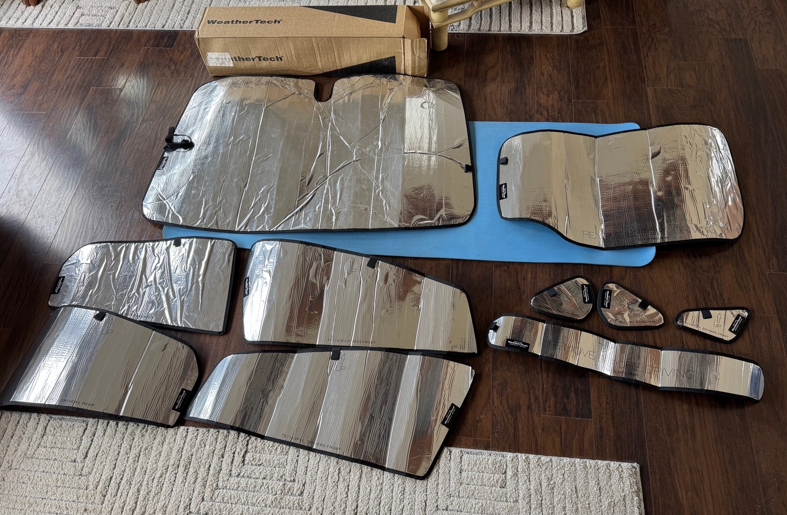 WeatherTech Sunshade Window Shade for Toyota Prius 2010-2015 - Full Vehicle Kit