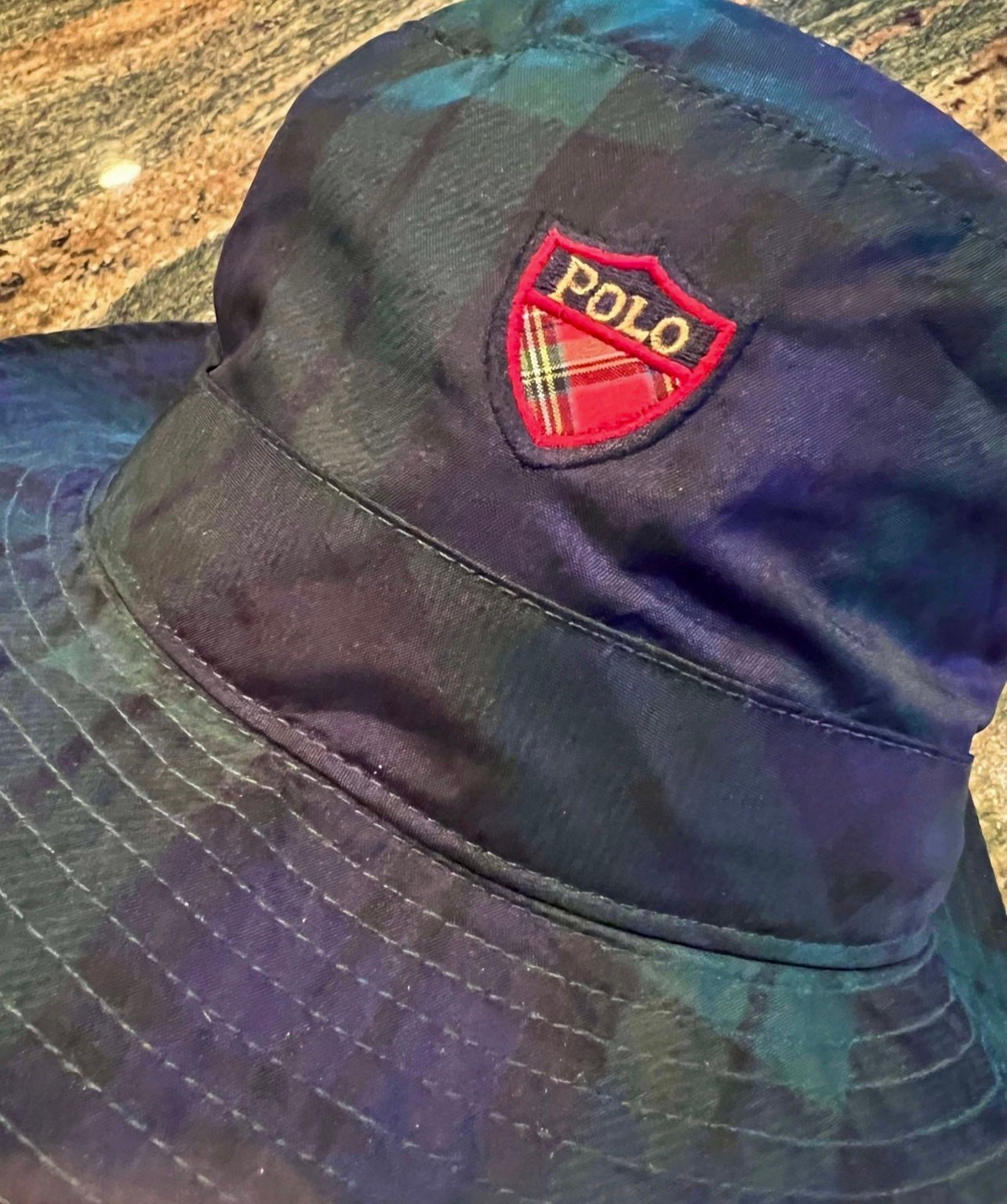 Polo Ralph Lauren Tartan Plaid Golf Bucket Hat