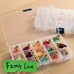 NEW 12 Organization Storage Box Containers (jewelry bead crafts organizing boxes