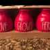 Rae Dunn Red Vase set of 3