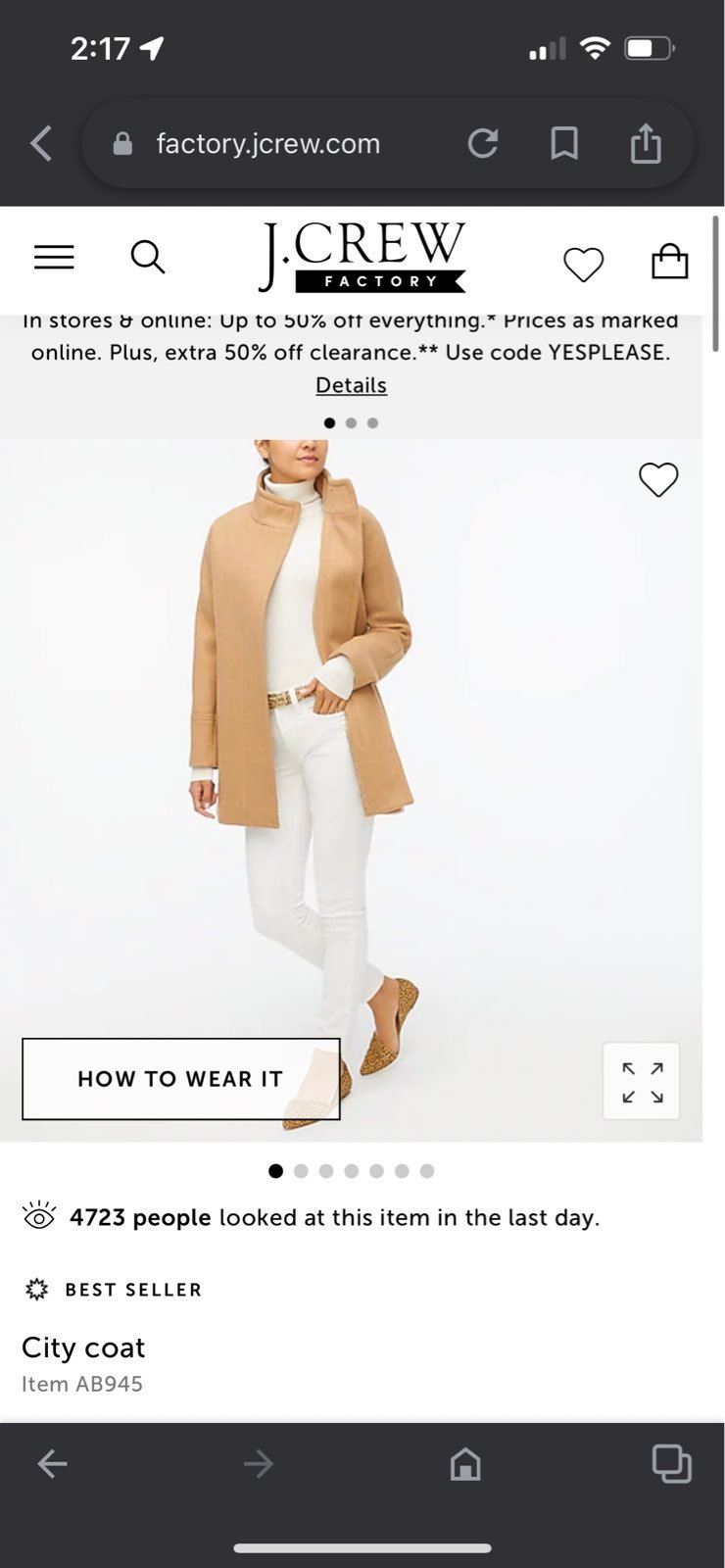 Jcrew coat