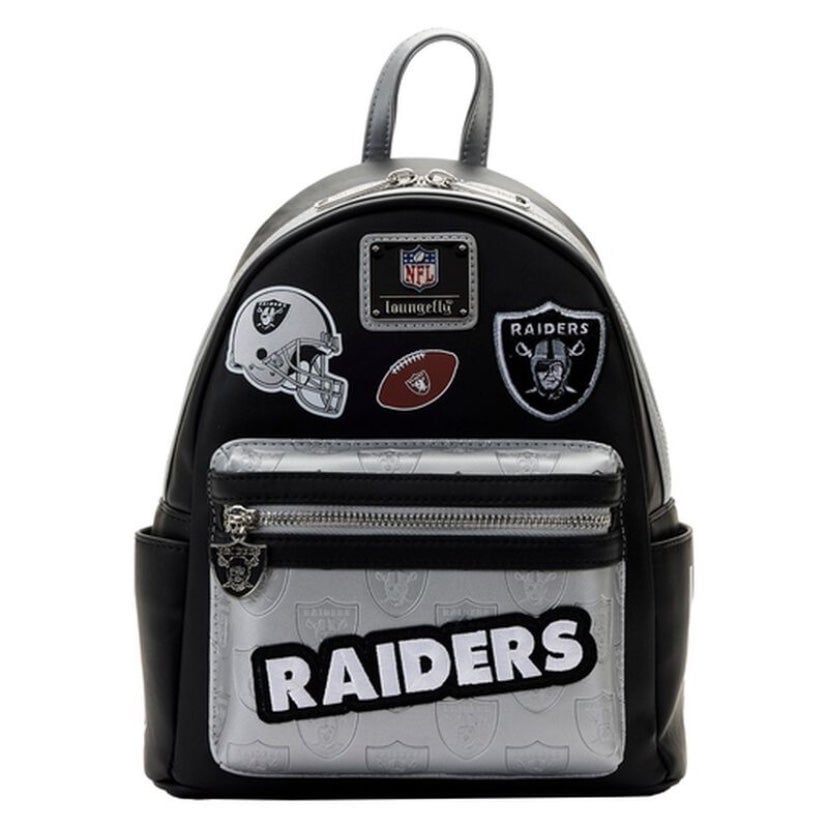 Loungefly Nfl Las Vegas Raiders Patches Mini Backpack