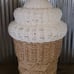 XL Wicker Ice Cream Cone Laundry Toy Basket RGI Home