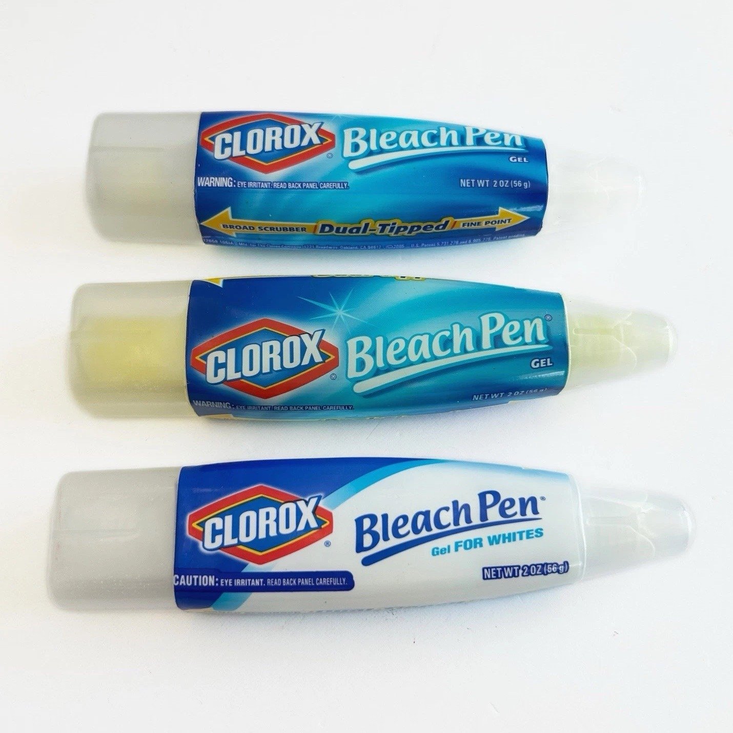 2 Clorox Bleach Pens Gel For Whites Dual Tipped READ Discontinued HTF