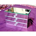 Mirror covered Jewelry Box, 3 Drawers