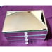 Mirror covered Jewelry Box, 3 Drawers