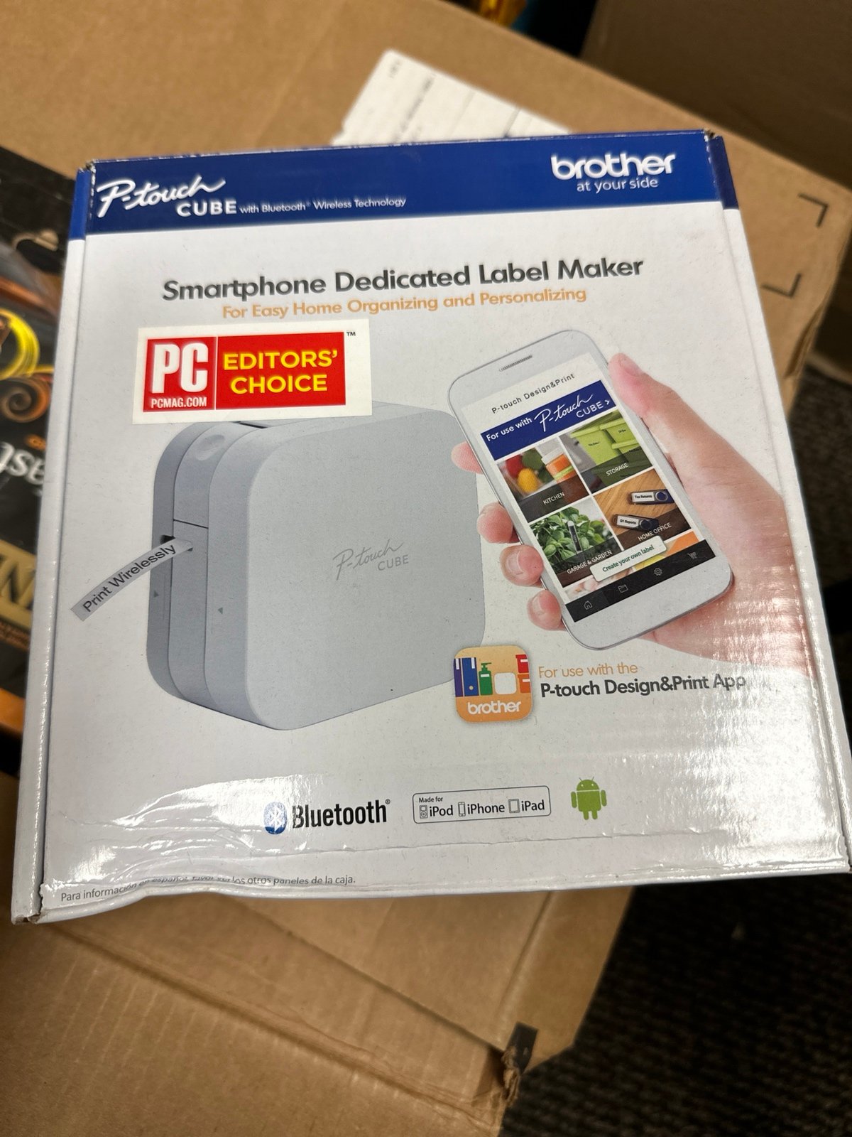 Brother P-touch CUBE: Smartphone Dedicated Label Maker with Bluetooth