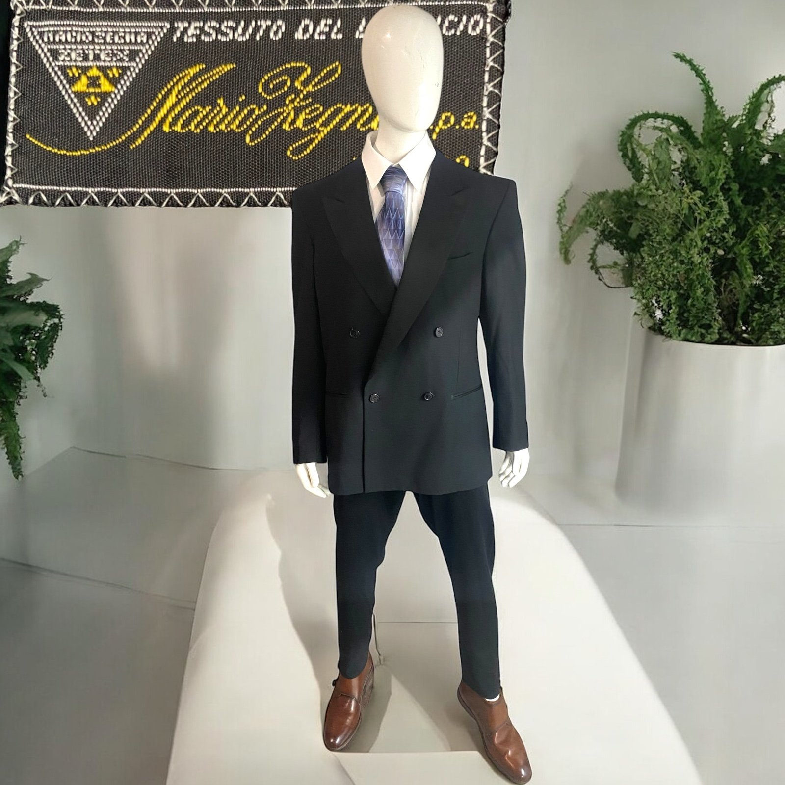 double breasted blazer Mario Zegna