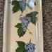 Yellow Spring Pottery Grape Pattern Tray