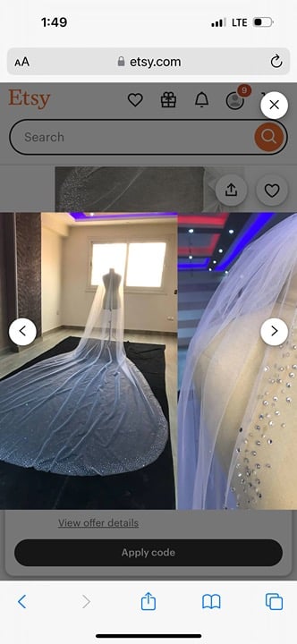 Rhinestones cathedral veil, crystal Edge Veil, cathedral silver Beads veil, chap
