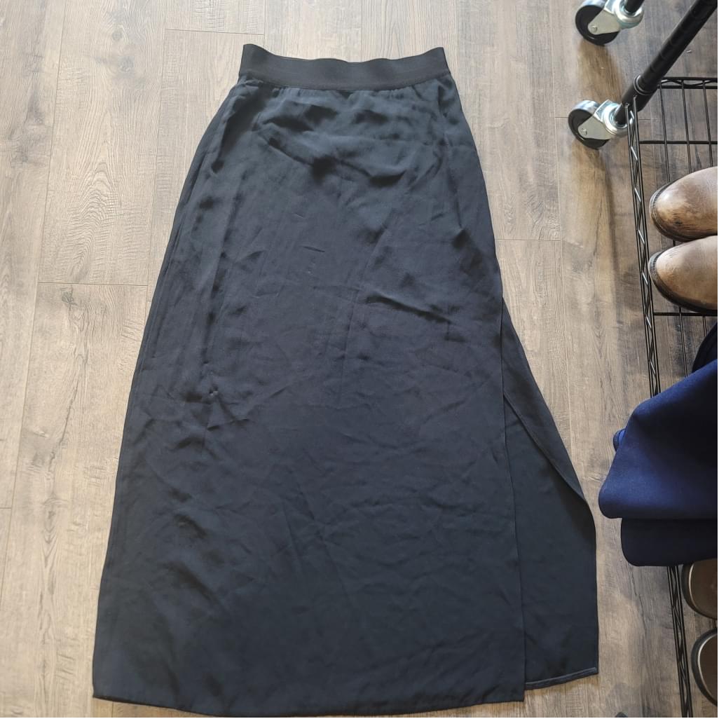 Women's Helmut Lang Black XS Maxi Skirt