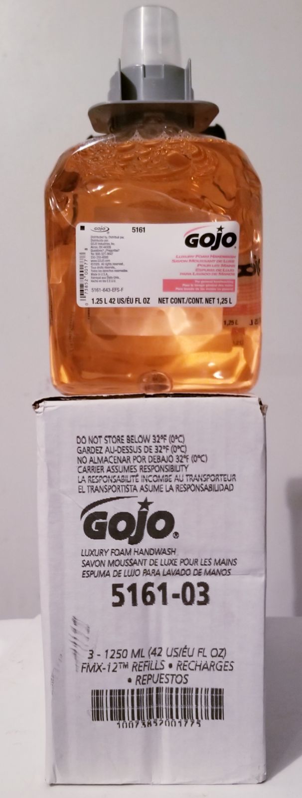 3 pack carton GOJO® 5161-03 Luxury 1250