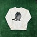 Vintage 70s B Kliban Crazy Shirt Hawaii Fat Cat Crewneck Sweatshirt Size L 1978