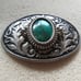Belt Buckle with green stone