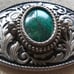 Belt Buckle with green stone