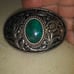 Belt Buckle with green stone