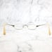 Chloe CL1187 C03 Eyeglasses Brown Gold Oval Full Rim Frames 48-21-135
