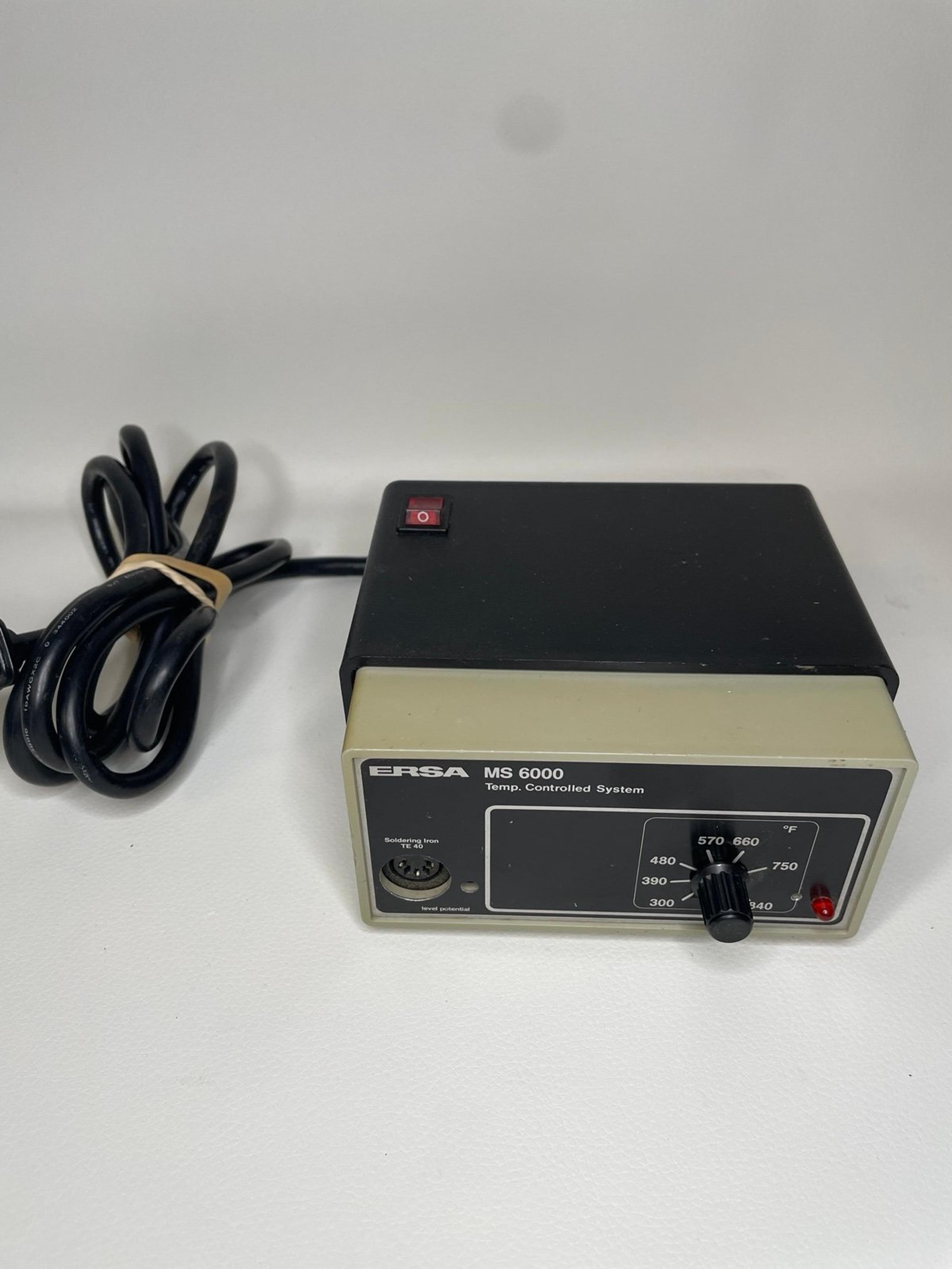 Rare Vintage Ersa Soldering  ms 6000 temperature controlled system
